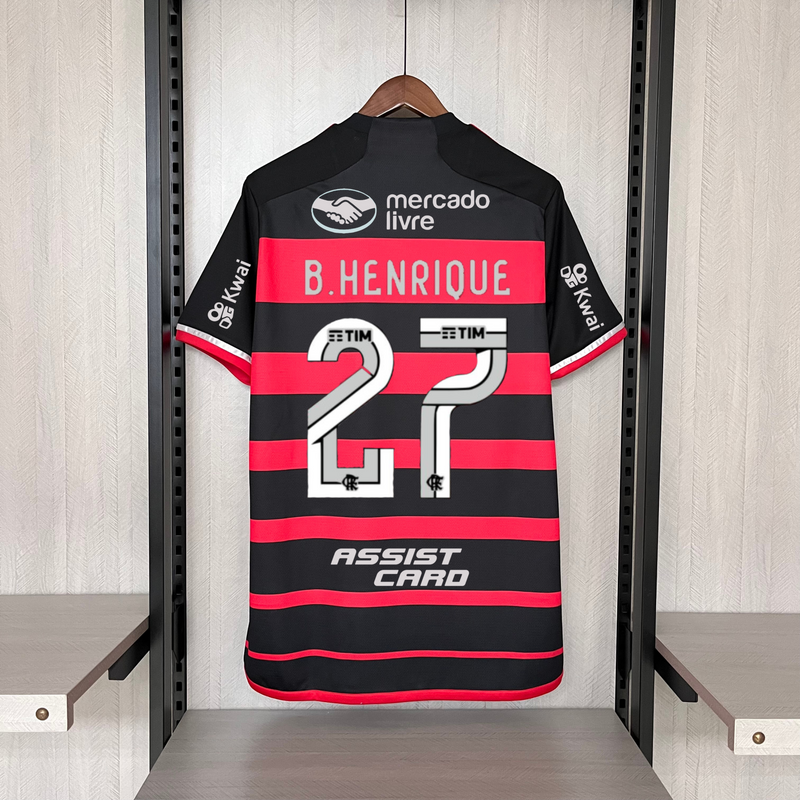 CAMISETA FLAMENGO I TODOS LOS PATROCINADORES 24/25 HOMBRE