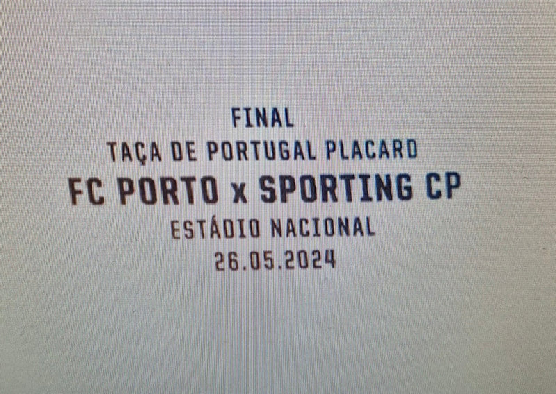 Parche Final Copa de Portugal FCP x SCP 2024.