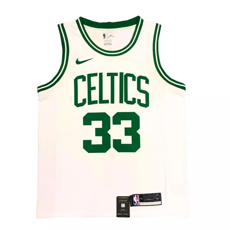 Camiseta NBA masculina de los Boston Celtics Larry Bird - White Swingman.