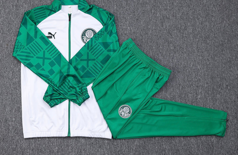 Chaqueta de Entrenamiento Palmeiras 23/24 Verde con Cremallera.