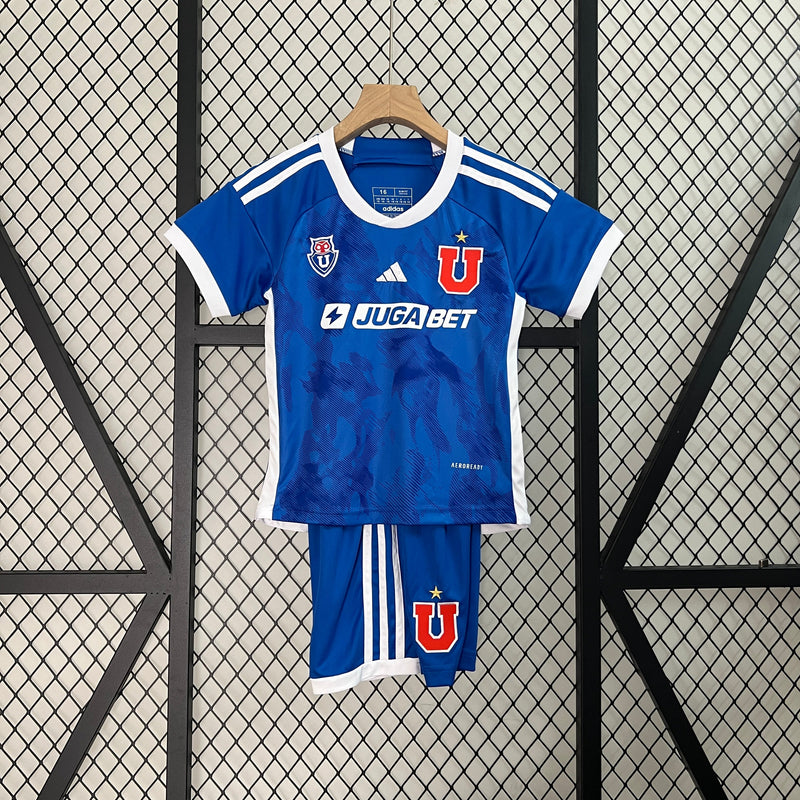 CAMISETA UNIVERSIDAD DE CHILE I 24/25 CONJUNTO INFANTIL