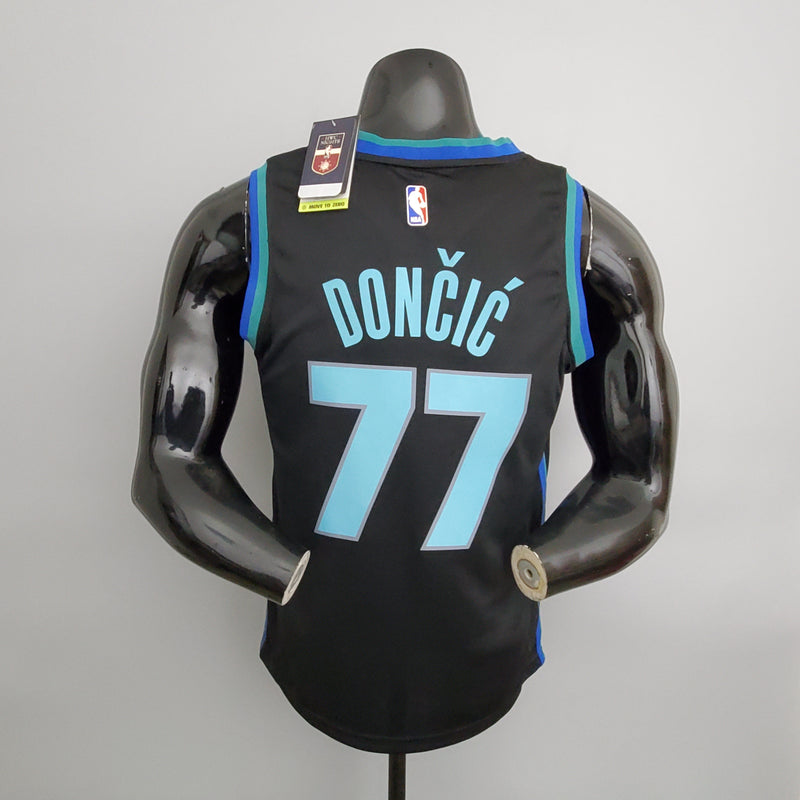 Regata Dallas Mavericks Masculina - Preto