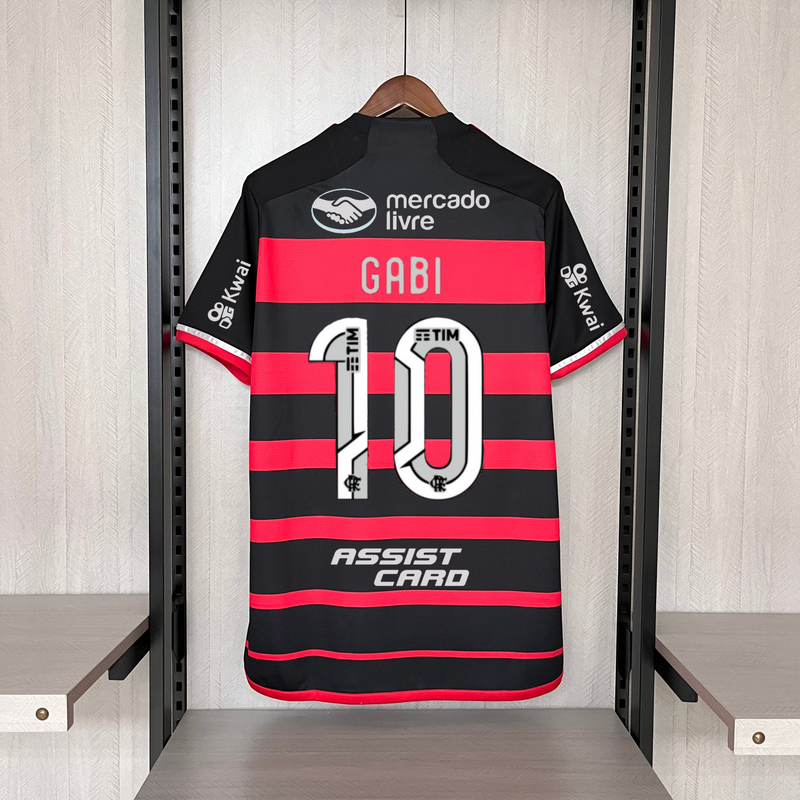 CAMISETA FLAMENGO I TODOS LOS PATROCINADORES 24/25 HOMBRE