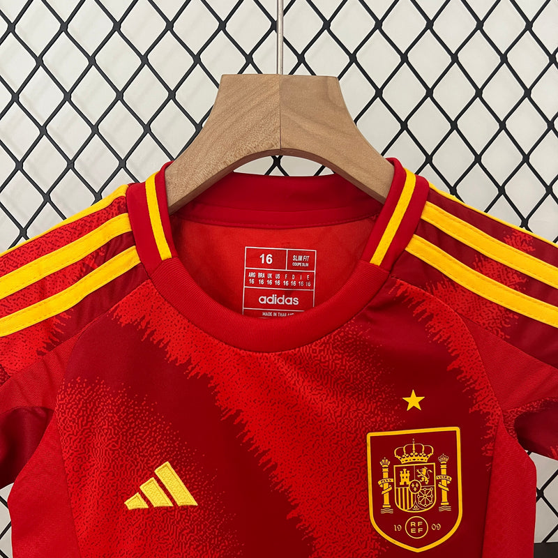 KIT ESPAÑA I EURO 2024 CONJUNTO INFANTIL