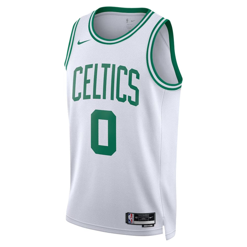 Camiseta NBA masculina de los Boston Celtics 22/23 White Swingman - Edición Icono.