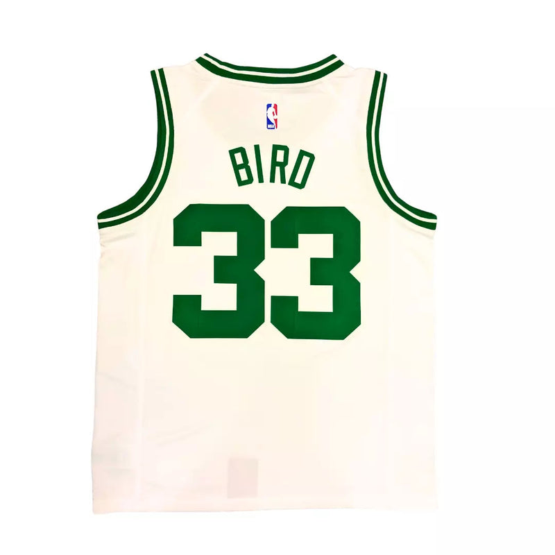 Camiseta NBA masculina de los Boston Celtics Larry Bird - White Swingman.