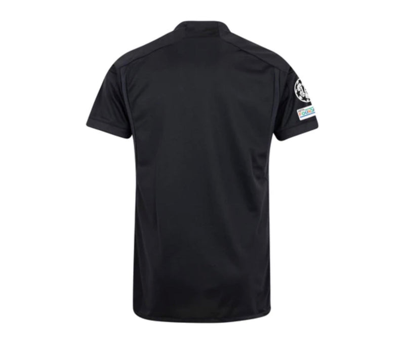 CAMISETA REAL MADRID III CON PARCHE CHAMPIONS LEAGUE + CWC 23/24 - NEGRO Y AMARILLO