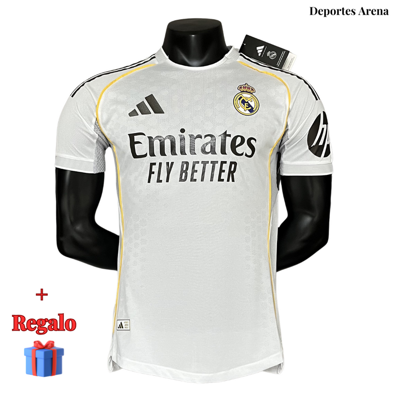 CAMISETA REAL MADRID I 25/26 - (VERSIÓN JUGADOR) - BLANCA