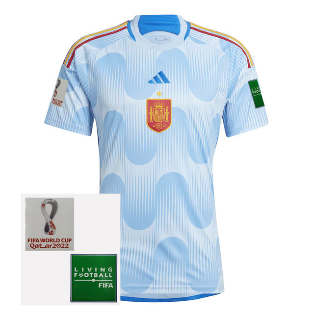 CAMISETA SELECCIÓN ESPAÑA II 2022 [CON PARCHE] - AZUL CELESTE