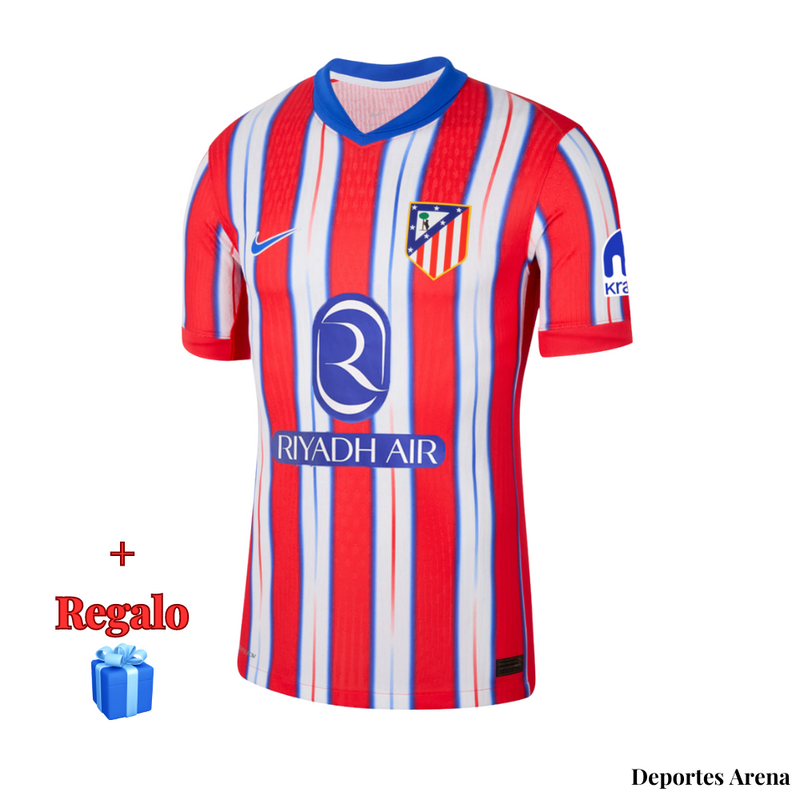 CAMISETA ATLÉTICO DE MADRID I 24/25 - ROJA Y BLANCA