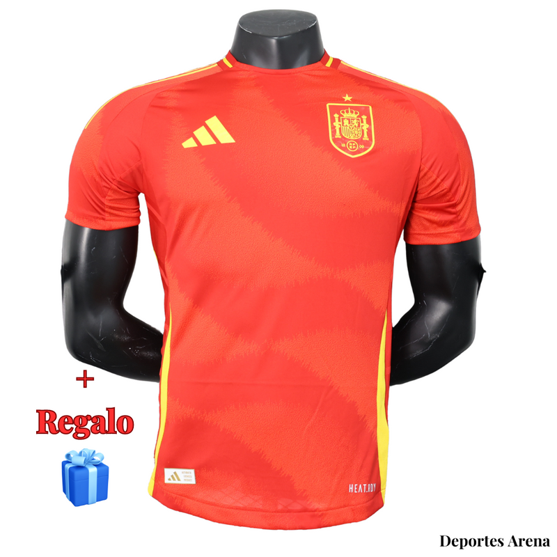 CAMISETA ESPAÑA I EURO 2024 HOMBRE (VERSIÓN JUGADOR)