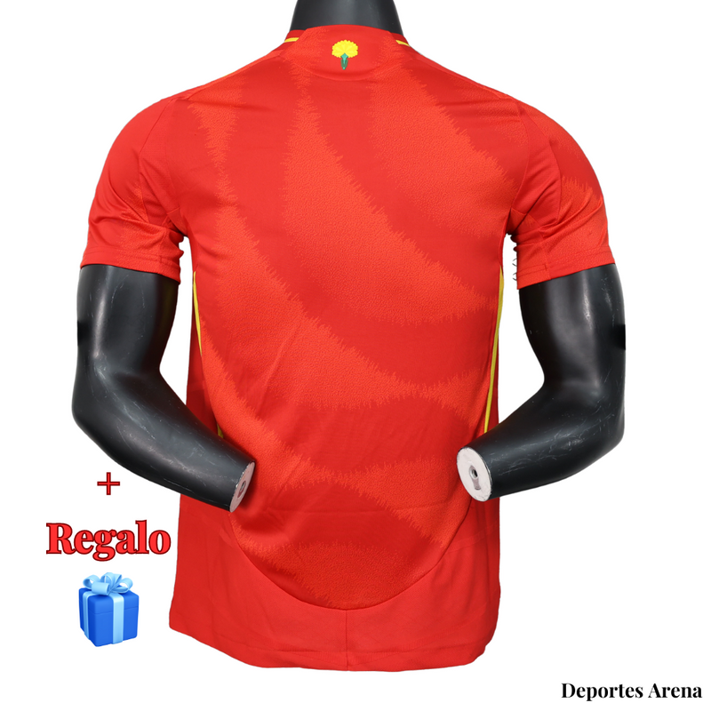 CAMISETA ESPAÑA I EURO 2024 HOMBRE (VERSIÓN JUGADOR)