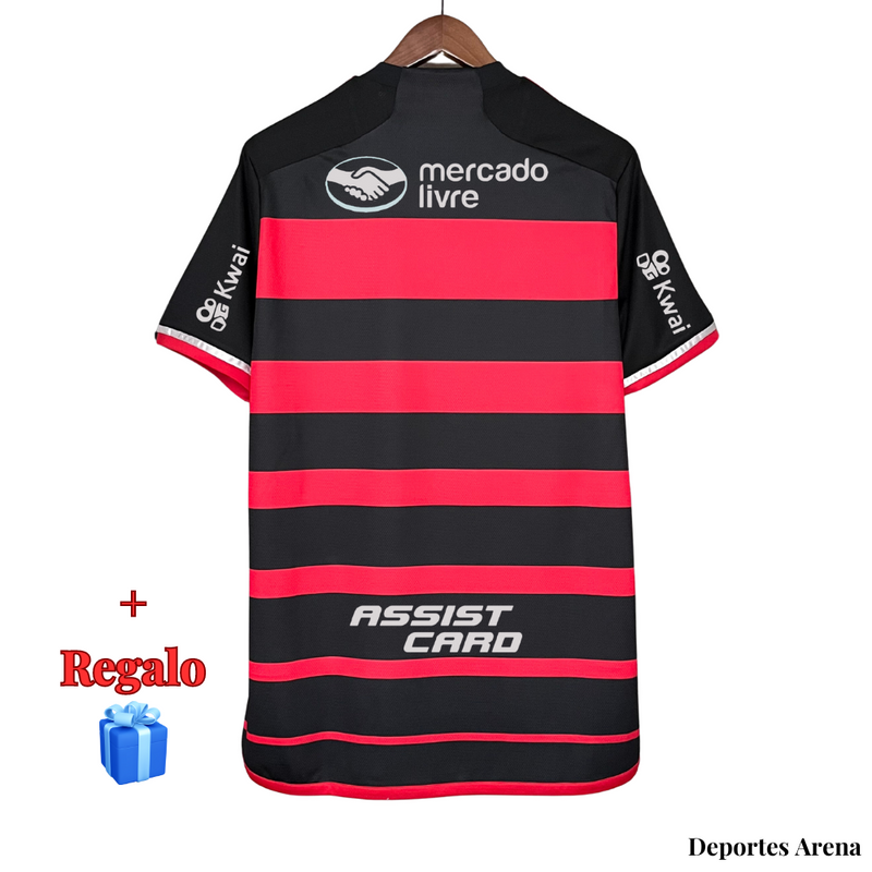 CAMISETA FLAMENGO I TODOS LOS PATROCINADORES 24/25 HOMBRE