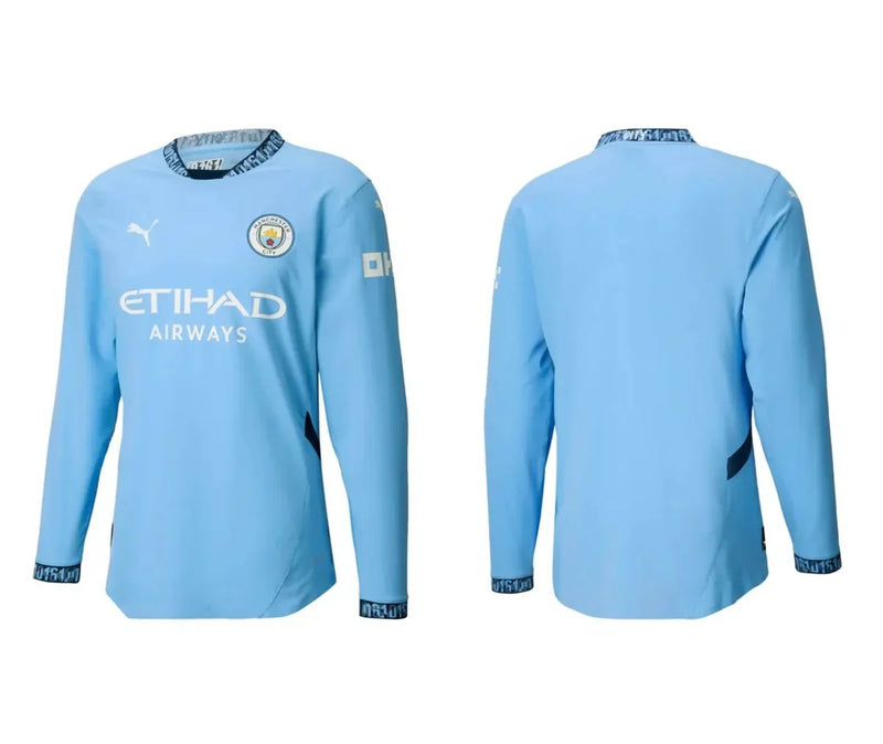 CAMISETA MANGA MANCHESTER CITY I 24/25 - AZUL