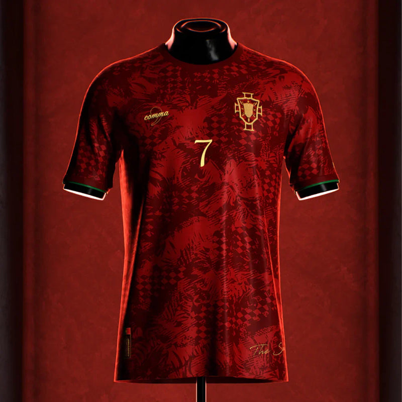 CAMISETA SELECCIÓN PORTUGAL THE SIU CR7 EURO 24/25 - ROJA