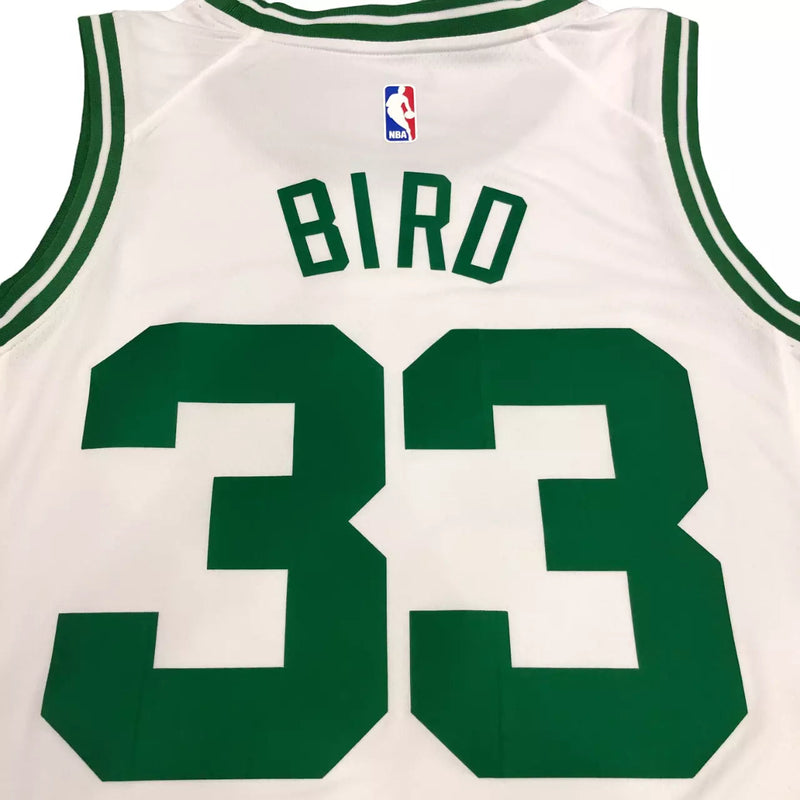 Camiseta NBA masculina de los Boston Celtics Larry Bird - White Swingman.