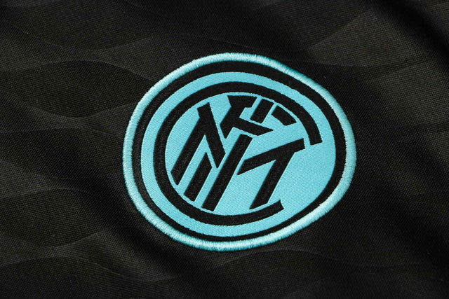 Chaqueta de Entrenamiento Inter de Milán 21/22 Negra con Cremallera.