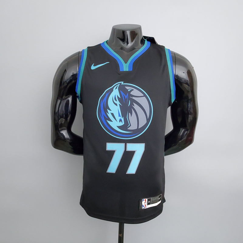 Regata Dallas Mavericks Masculina - Preto