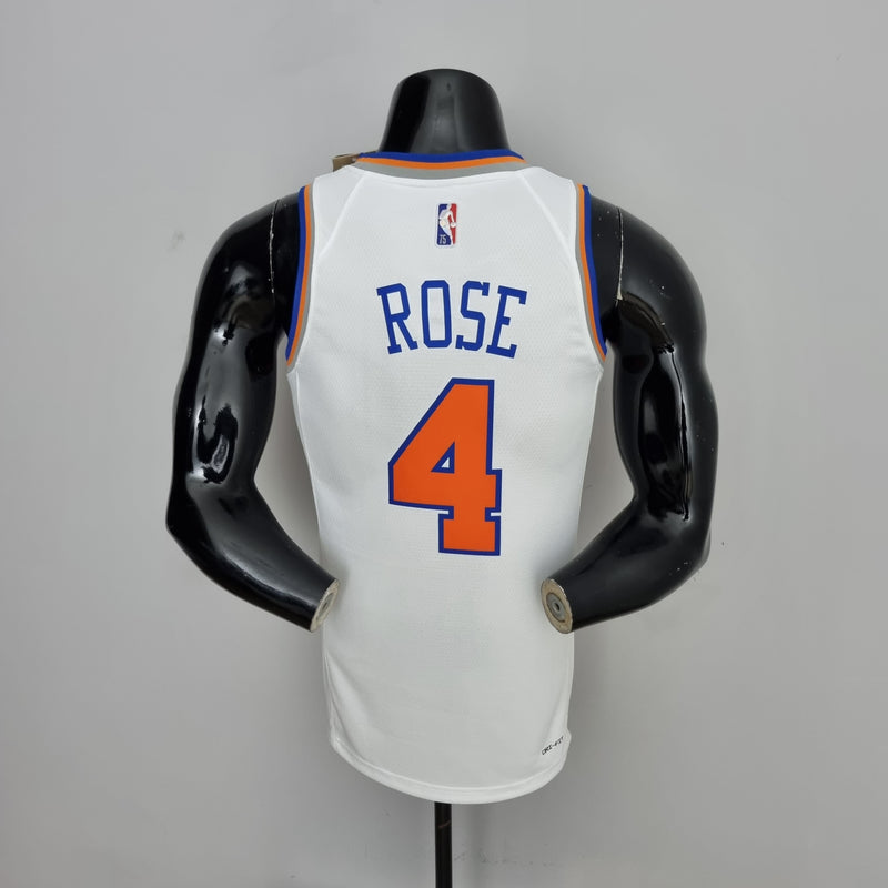 Regata New York Knicks 75th Anniversary Masculina - Branco