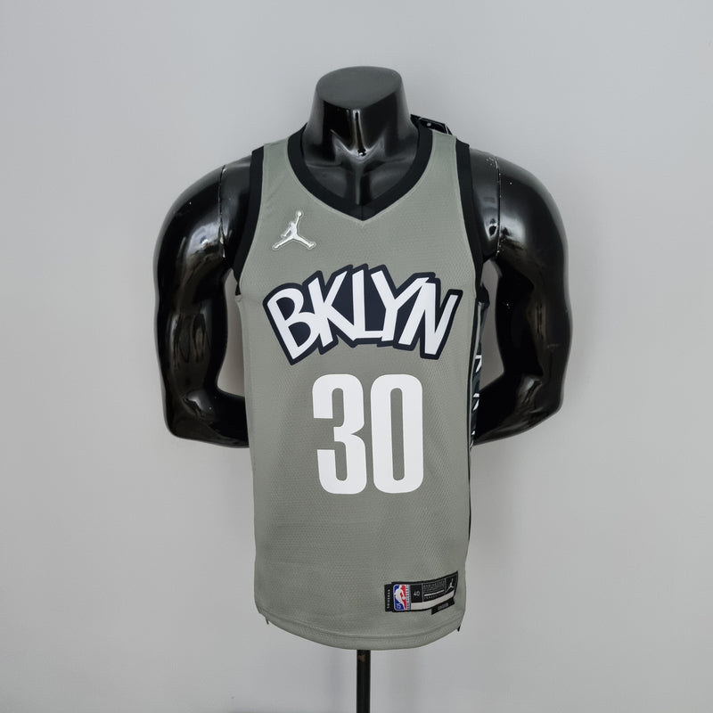 Regata Brooklyn Nets City Masculina - Cinza